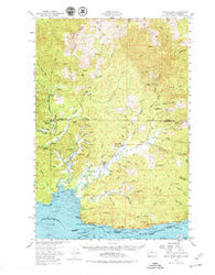 Grays River Washington Historical topographic map, 1:62500 scale, 15 X 15 Minute, Year 1955