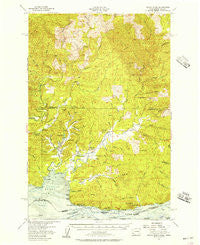 Grays River Washington Historical topographic map, 1:62500 scale, 15 X 15 Minute, Year 1955