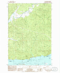 Grays River Washington Historical topographic map, 1:24000 scale, 7.5 X 7.5 Minute, Year 1985