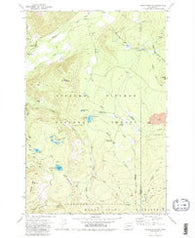 Green Mountain Washington Historical topographic map, 1:24000 scale, 7.5 X 7.5 Minute, Year 1970