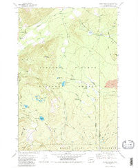 Green Mountain Washington Historical topographic map, 1:24000 scale, 7.5 X 7.5 Minute, Year 1970