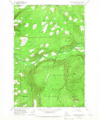 Greenhorn Buttes Washington Historical topographic map, 1:24000 scale, 7.5 X 7.5 Minute, Year 1965
