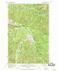 Greenwater Washington Historical topographic map, 1:62500 scale, 15 X 15 Minute, Year 1956
