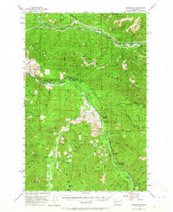 Greenwater Washington Historical topographic map, 1:62500 scale, 15 X 15 Minute, Year 1956