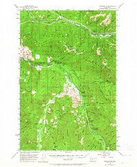 Greenwater Washington Historical topographic map, 1:62500 scale, 15 X 15 Minute, Year 1956