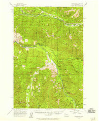 Greenwater Washington Historical topographic map, 1:62500 scale, 15 X 15 Minute, Year 1956