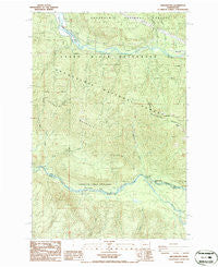 Greenwater Washington Historical topographic map, 1:24000 scale, 7.5 X 7.5 Minute, Year 1986