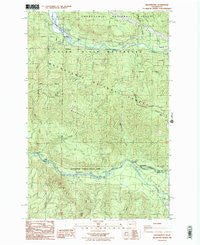 Greenwater Washington Historical topographic map, 1:24000 scale, 7.5 X 7.5 Minute, Year 1986