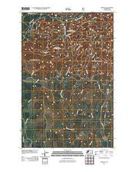 Grisdale Washington Historical topographic map, 1:24000 scale, 7.5 X 7.5 Minute, Year 2011