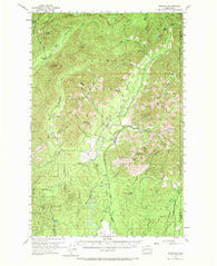Grisdale Washington Historical topographic map, 1:62500 scale, 15 X 15 Minute, Year 1955