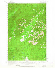 Grisdale Washington Historical topographic map, 1:62500 scale, 15 X 15 Minute, Year 1955