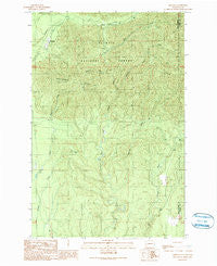 Grisdale Washington Historical topographic map, 1:24000 scale, 7.5 X 7.5 Minute, Year 1990