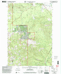 Guler Mountain Washington Historical topographic map, 1:24000 scale, 7.5 X 7.5 Minute, Year 1998