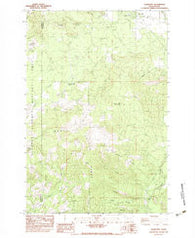 Guler Mtn Washington Historical topographic map, 1:24000 scale, 7.5 X 7.5 Minute, Year 1983