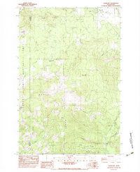 Guler Mtn Washington Historical topographic map, 1:24000 scale, 7.5 X 7.5 Minute, Year 1983
