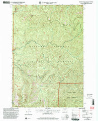 Gumboot Mountain Washington Historical topographic map, 1:24000 scale, 7.5 X 7.5 Minute, Year 1998