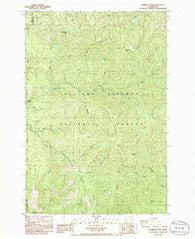 Gumboot Mtn Washington Historical topographic map, 1:24000 scale, 7.5 X 7.5 Minute, Year 1986