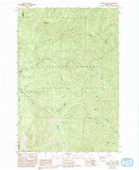 Gumboot Mtn Washington Historical topographic map, 1:24000 scale, 7.5 X 7.5 Minute, Year 1986