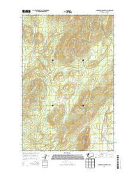 Gunderson Mountain Washington Current topographic map, 1:24000 scale, 7.5 X 7.5 Minute, Year 2014