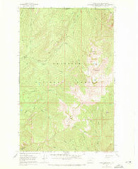 Gypsy Peak Washington Historical topographic map, 1:24000 scale, 7.5 X 7.5 Minute, Year 1967