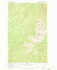 Gypsy Peak Washington Historical topographic map, 1:24000 scale, 7.5 X 7.5 Minute, Year 1967