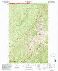 Gypsy Peak Washington Historical topographic map, 1:24000 scale, 7.5 X 7.5 Minute, Year 1992
