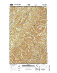 Gypsy Peak Washington Current topographic map, 1:24000 scale, 7.5 X 7.5 Minute, Year 2014