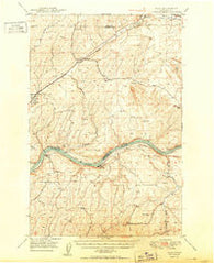 Haas Washington Historical topographic map, 1:62500 scale, 15 X 15 Minute, Year 1950