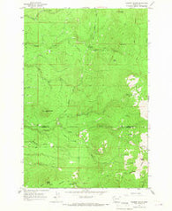 Hagerty Butte Washington Historical topographic map, 1:24000 scale, 7.5 X 7.5 Minute, Year 1965