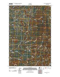Hagerty Butte Washington Historical topographic map, 1:24000 scale, 7.5 X 7.5 Minute, Year 2011
