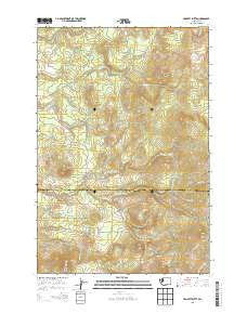 Hagerty Butte Washington Current topographic map, 1:24000 scale, 7.5 X 7.5 Minute, Year 2013