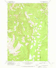 Hamilton Buttes Washington Historical topographic map, 1:24000 scale, 7.5 X 7.5 Minute, Year 1970