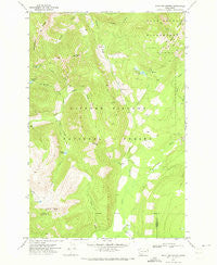 Hamilton Buttes Washington Historical topographic map, 1:24000 scale, 7.5 X 7.5 Minute, Year 1970