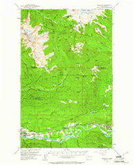 Hamilton Washington Historical topographic map, 1:62500 scale, 15 X 15 Minute, Year 1952
