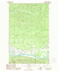 Hamilton Washington Historical topographic map, 1:24000 scale, 7.5 X 7.5 Minute, Year 1989