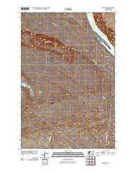 Hanford Washington Historical topographic map, 1:24000 scale, 7.5 X 7.5 Minute, Year 2011
