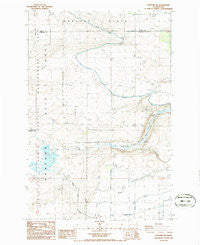 Hanford NE Washington Historical topographic map, 1:24000 scale, 7.5 X 7.5 Minute, Year 1986