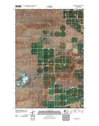 Hanford NE Washington Historical topographic map, 1:24000 scale, 7.5 X 7.5 Minute, Year 2011