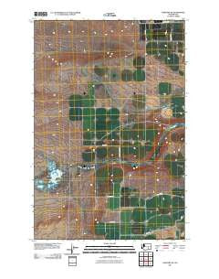 Hanford NE Washington Historical topographic map, 1:24000 scale, 7.5 X 7.5 Minute, Year 2011