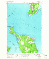 Hansville Washington Historical topographic map, 1:24000 scale, 7.5 X 7.5 Minute, Year 1953