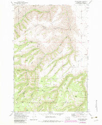 Harlow Ridge Washington Historical topographic map, 1:24000 scale, 7.5 X 7.5 Minute, Year 1971