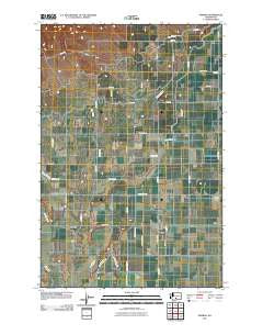 Harrah Washington Historical topographic map, 1:24000 scale, 7.5 X 7.5 Minute, Year 2011