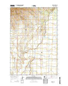 Harrah Washington Current topographic map, 1:24000 scale, 7.5 X 7.5 Minute, Year 2013