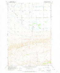 Harrah SE Washington Historical topographic map, 1:24000 scale, 7.5 X 7.5 Minute, Year 1958