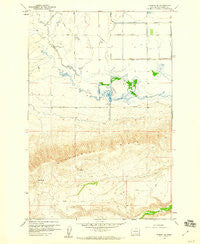 Harrah SE Washington Historical topographic map, 1:24000 scale, 7.5 X 7.5 Minute, Year 1958