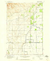 Harrah Washington Historical topographic map, 1:24000 scale, 7.5 X 7.5 Minute, Year 1958