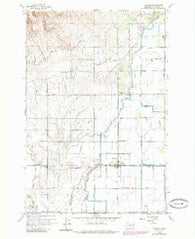 Harrah Washington Historical topographic map, 1:24000 scale, 7.5 X 7.5 Minute, Year 1958