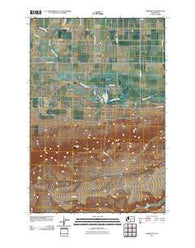 Harrah SE Washington Historical topographic map, 1:24000 scale, 7.5 X 7.5 Minute, Year 2011