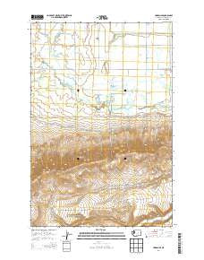 Harrah SE Washington Current topographic map, 1:24000 scale, 7.5 X 7.5 Minute, Year 2014