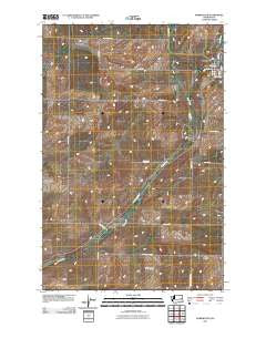 Harrington Washington Historical topographic map, 1:24000 scale, 7.5 X 7.5 Minute, Year 2011